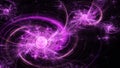 Spiral galaxy. Far space. Twists magnetic field. Royalty Free Stock Photo