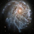 Spiral Galaxy NGC 2276 constellation Cepheus Royalty Free Stock Photo