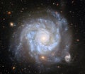Spiral galaxy NGC 1309 in Eridanus constellation. Royalty Free Stock Photo