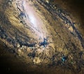 Spiral Galaxy Space background Messier 66