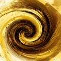 Spiral galaxy with stars and nebula somewhere in deep space - fantastic universe concept Royalty Free Stock Photo