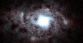 Spiral galaxy in the universe