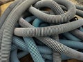 Spiral hose coiled irregularly Royalty Free Stock Photo