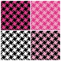 Spiral Houndstooth Pattern Royalty Free Stock Photo