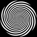 Spiral Hypnosis Design Pattern, Stress Royalty Free Stock Photo