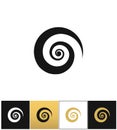 Spiral icon vector