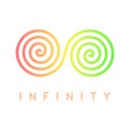 Spiral. Infinity icon. Logo design. Vector.