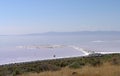 Spiral Jetty, masterpiece earthwork Royalty Free Stock Photo