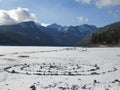 Spiral at Lake Como, Montana, USA