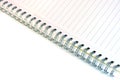 Spiral lined notebook