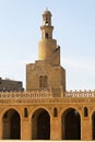 Spiral minaret Ibn Tulun Royalty Free Stock Photo