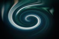 Spiral movement of water whirlpool. Aqua, blue and turquoise color. Abstract background Royalty Free Stock Photo