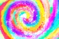 Spiral multicolors watercolor art background wallpaper tie dye. Royalty Free Stock Photo