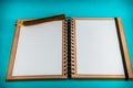 Spiral notebook in lines Royalty Free Stock Photo