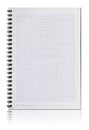 Spiral notebook with reflection Royalty Free Stock Photo