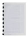 Blank background. Empty paper spiral notebook isolated on transparent Royalty Free Stock Photo