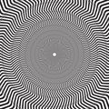 Spiral Optical Illusion Pattern Background.