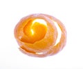 Spiral orange peel Royalty Free Stock Photo
