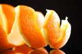 Spiral orange peel Royalty Free Stock Photo