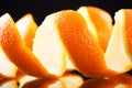 Spiral orange peel Royalty Free Stock Photo