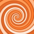 Spiral pattern background in orange Royalty Free Stock Photo