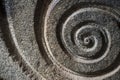 Spiral Pattern Carved in Stone
