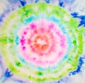 Spiral Pattern. Trendy Spiral Tie Dye. Tie Dye Striped Pattern. Rainbow Artistic Circle. Tiedye Swirl. Beautiful Acrylic Print.