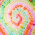 Spiral Pattern. Watercolor Effect. Tie Dye Striped Pattern. Rainbow Artistic Circle. Tiedye Swirl. Trendy Hand Drawn Texture.