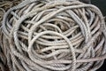 Spiral rope ship Royalty Free Stock Photo