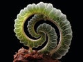 spiral-shaped form of Treponema pallidum Royalty Free Stock Photo