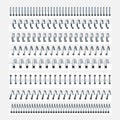 Spiral for sheets set, calendar or textbook wire