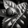 Spiral Shell Snail, Made with Generative AI