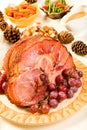 Spiral Sliced Ham Royalty Free Stock Photo