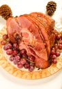 Spiral Sliced Ham Royalty Free Stock Photo