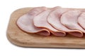 Spiral sliced ham Royalty Free Stock Photo