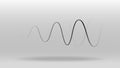 Spiral sound wave abstract background