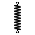 Spiral spring icon, outline style