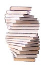 Spiral stack of books