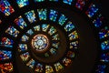Spiral Stained Glass of the Thanksgiving Chapel, Dallas