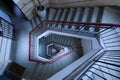 Spiral Stair in an Old Building, Shanghai, China Royalty Free Stock Photo