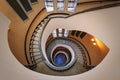 Spiral Stair in an Old Building, Shanghai, China Royalty Free Stock Photo