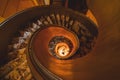 Spiral Stair in an Old Building, Shanghai, China Royalty Free Stock Photo