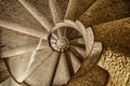 Spiral Stairacase In Barcelona Royalty Free Stock Photo