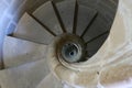 Spiral staircase of the cathedral of Baeza Royalty Free Stock Photo
