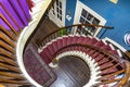 Spiral staircase in Darrow Plantation Royalty Free Stock Photo