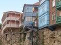 Spiral staircase in the gorge Legvtakhevi in Tbilisi