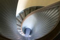 Spiral Staircase in Historic old Pigeon Point Lighthouse Royalty Free Stock Photo