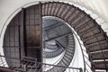 Spiral staircase inside the Hunting Island Lighthouse in South Carolina