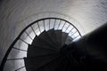 Spiral staircase in lighthouse Royalty Free Stock Photo