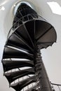 Spiral staircase in lighthouse Royalty Free Stock Photo